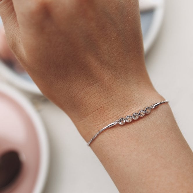 Hot Diamonds Tender White Topaz Bracelet