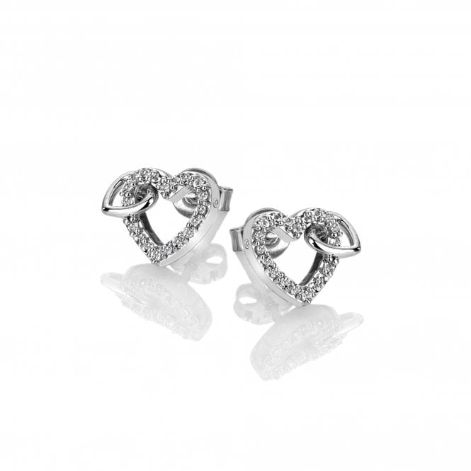 hot diamonds Togetherness Open Heart Earrings