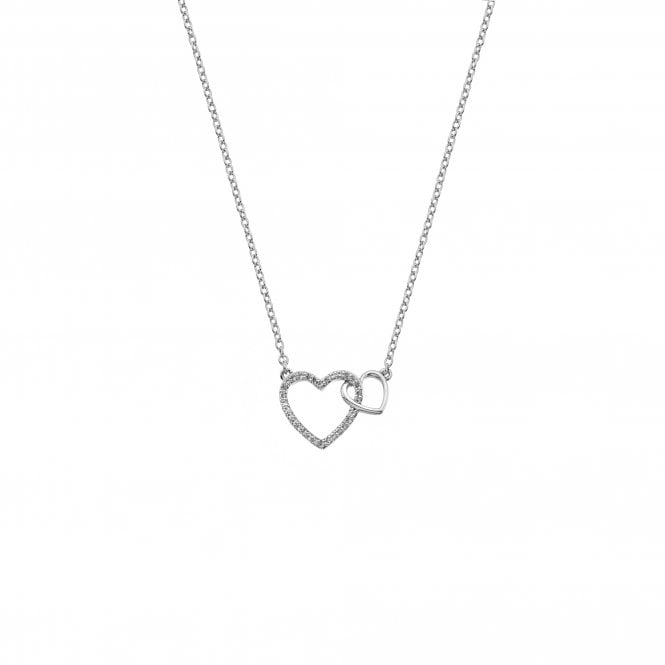 Hot Diamonds Togetherness Open Heart Pendant