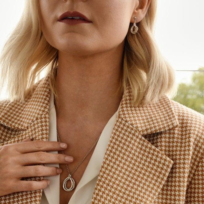 Hot Diamonds Trio Teardrop Earrings