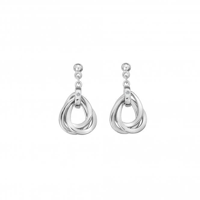 Hot Diamonds Trio Teardrop Earrings