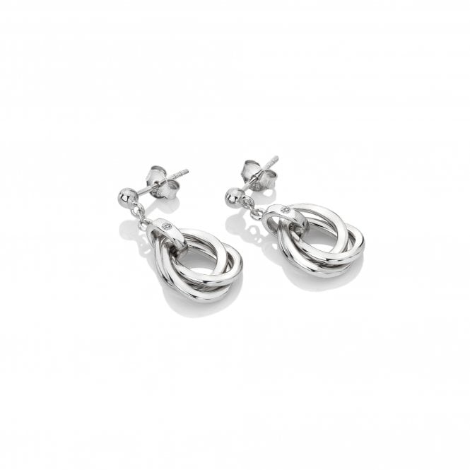 hot diamonds Trio Teardrop Earrings