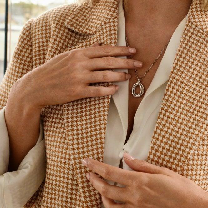 Hot Diamonds Trio Teardrop Pendant