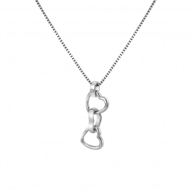 Hot Diamonds Trio Triple Heart Pendant