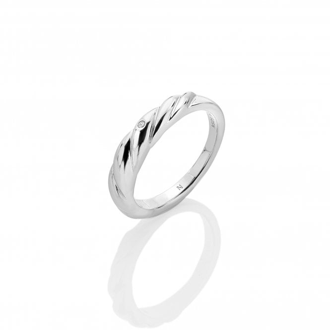 Hot Diamonds Twist Ring