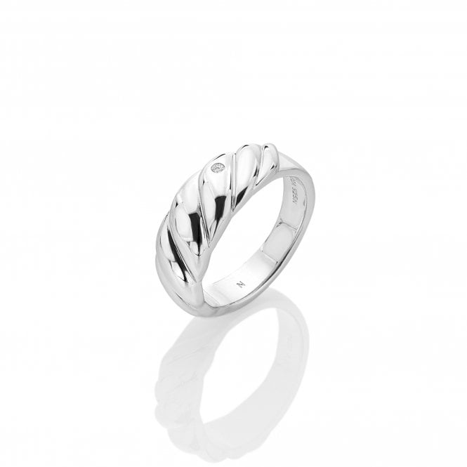 Hot Diamonds Twist Ring - Large