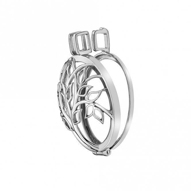hot diamonds Vita Sterling Silver Coin Keeper - 33mm