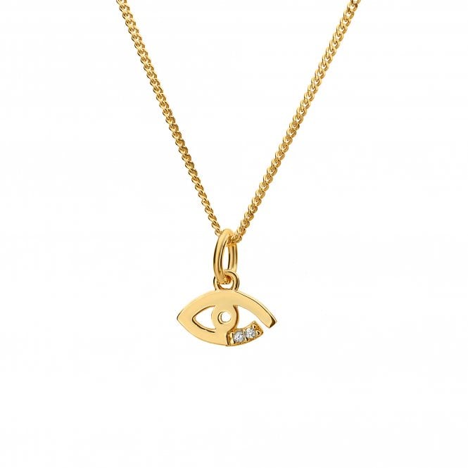 hot diamonds Watching You Micro Amulet Pendant