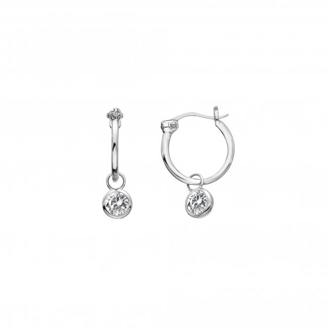 Hot Diamonds White Topaz Drop Earrings