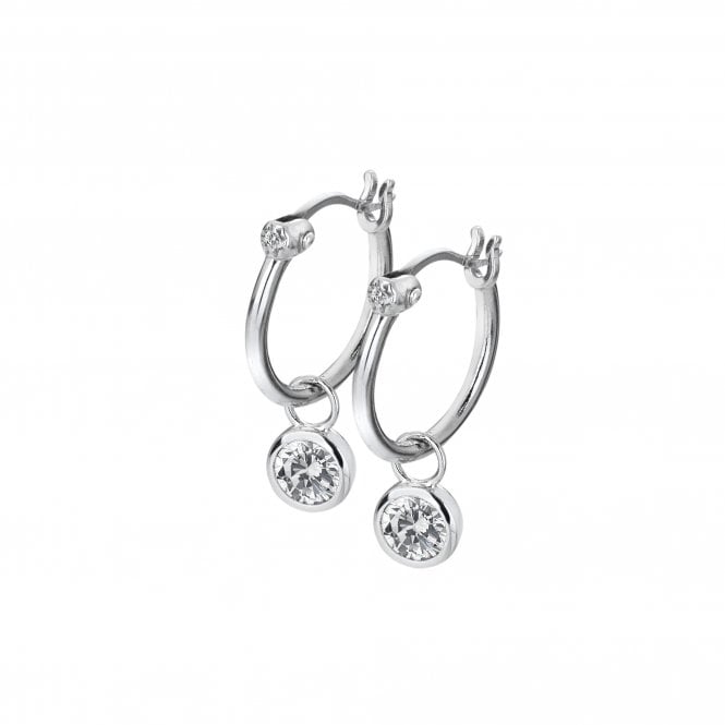 hot diamonds White Topaz Drop Earrings