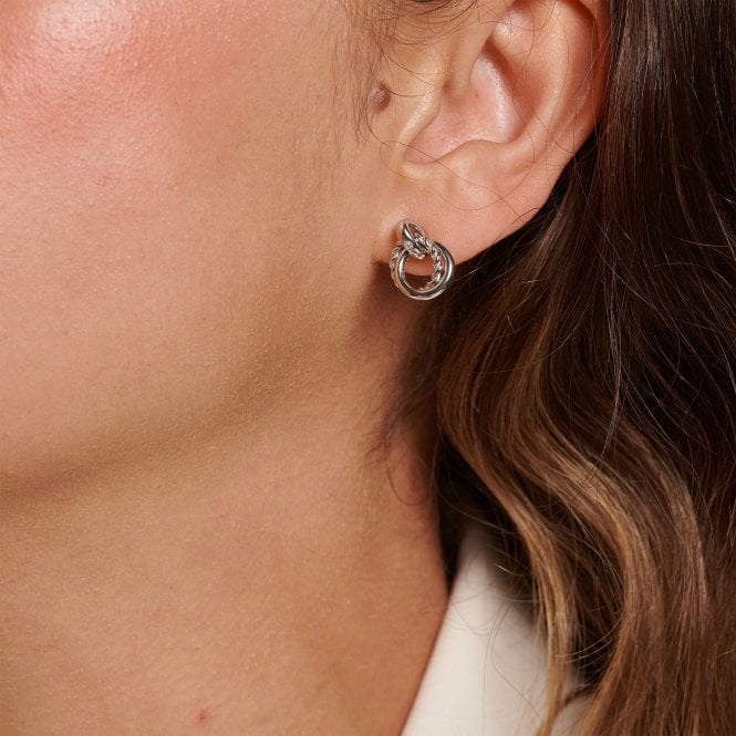 Hot Diamonds Willow Rope Earrings