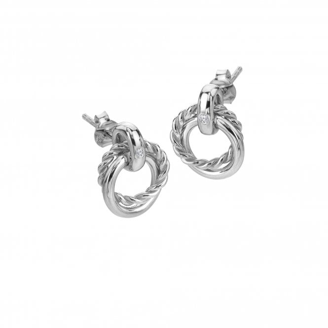 hot diamonds Willow Rope Earrings