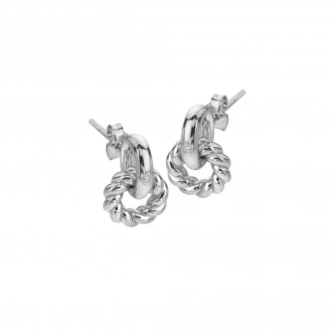 hot diamonds Willow Rope Earrings