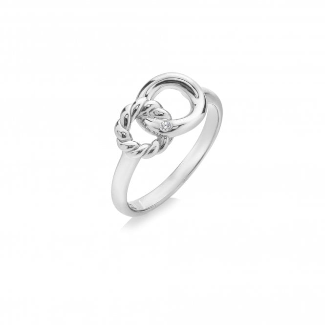 Hot Diamonds Willow Rope Ring