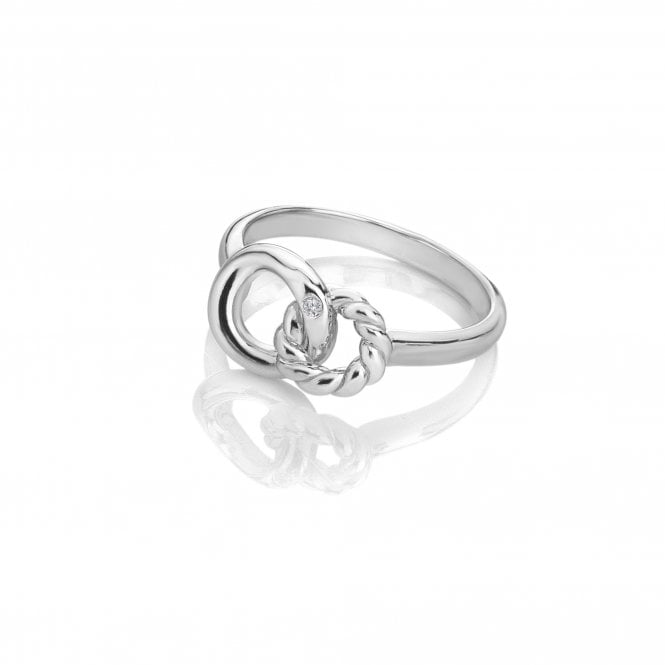 hot diamonds Willow Rope Ring