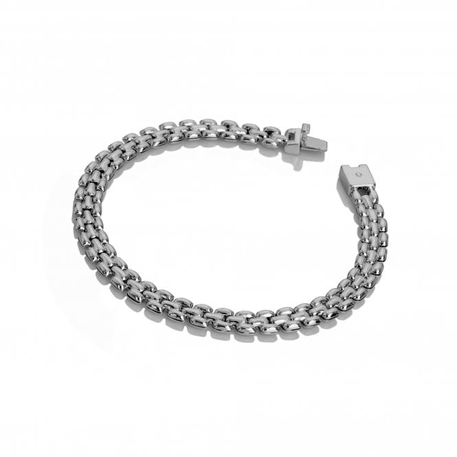 hot diamonds Woven Chain Bracelet