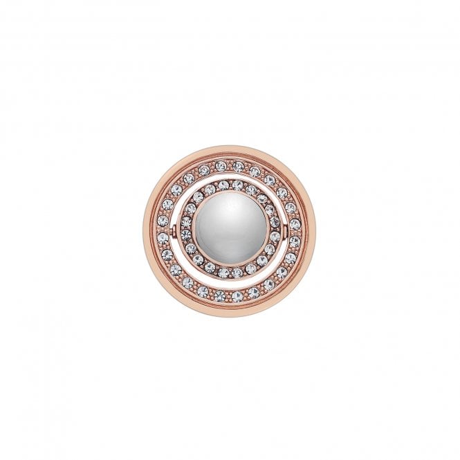 Hot Diamonds Innocence And Healing Rose Gold Plated Coin - 25mm