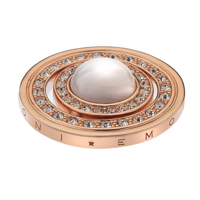 hot diamonds Innocence and Healing Rose Gold Plated Coin - 33mm