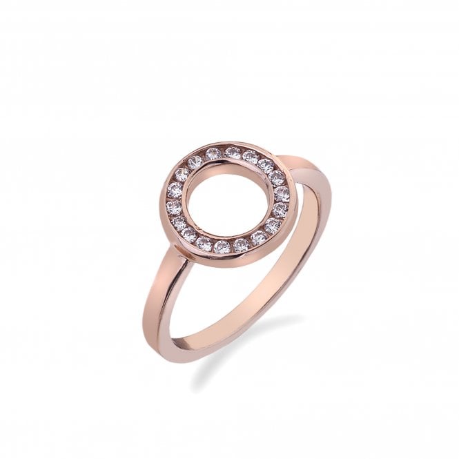 Hot Diamonds Innocence Rose Gold Plated Sterling Silver Ring