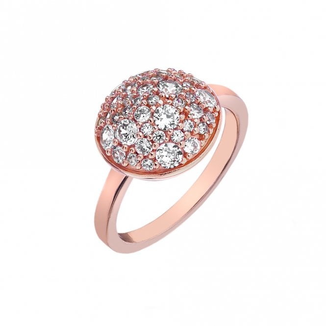hot diamonds Innocence Rose Gold Plated Sterling Silver Ring