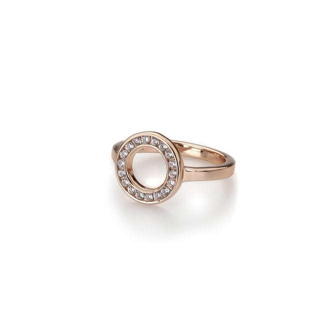 hot diamonds Innocence Rose Gold Plated Sterling Silver Ring