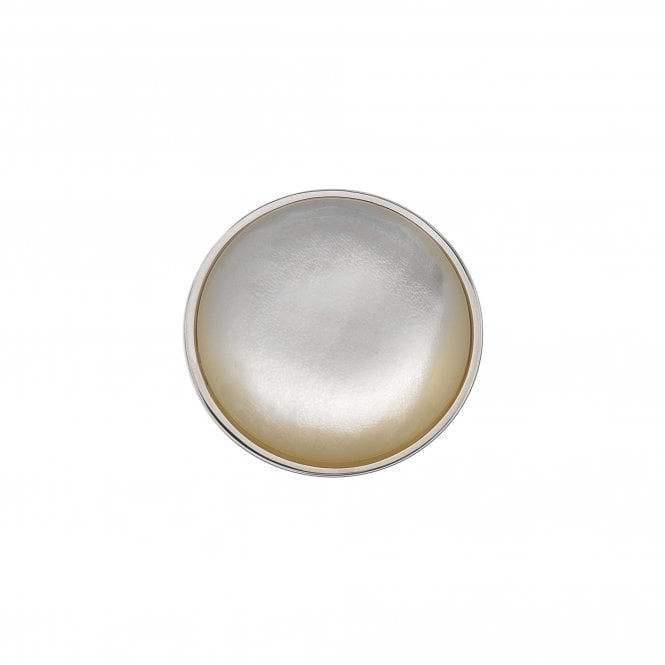 Hot Diamonds Innocence White Mother Of Pearl Coin - 25mm