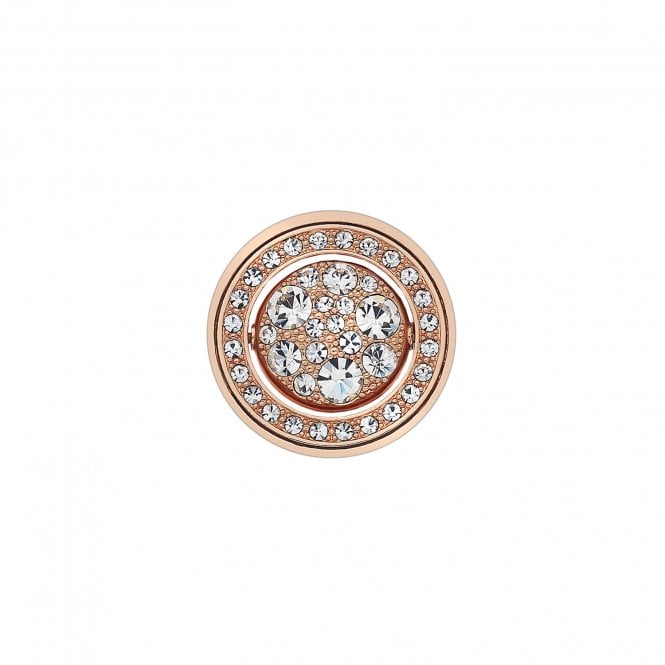 Hot Diamonds Purity And Healing Rose Gold Plated Coin - 25mm