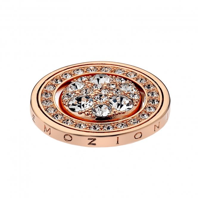 hot diamonds Purity and Healing Rose Gold Plated Coin - 25mm