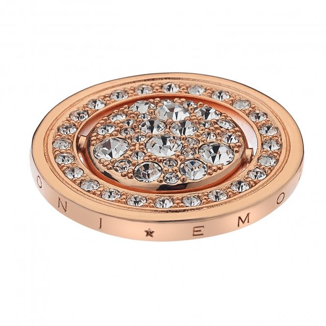 hot diamonds Purity and Healing Rose Gold Plated Coin - 33mm