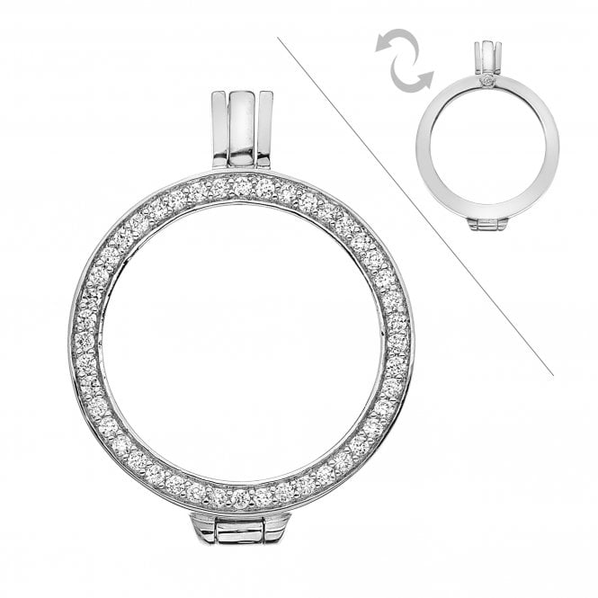 Hot Diamonds Reversible Sterling Silver Keeper- 25mm