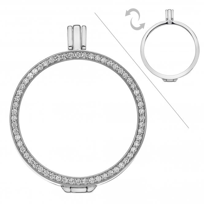 Hot Diamonds Reversible Sterling Silver Keeper- 33mm