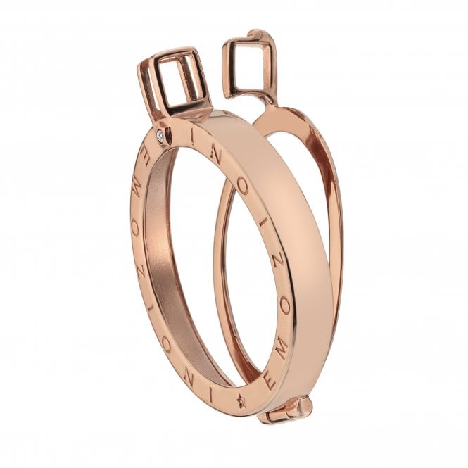 hot diamonds Rose Gold Plated Sterling Silver Coin Keeper - 33mm