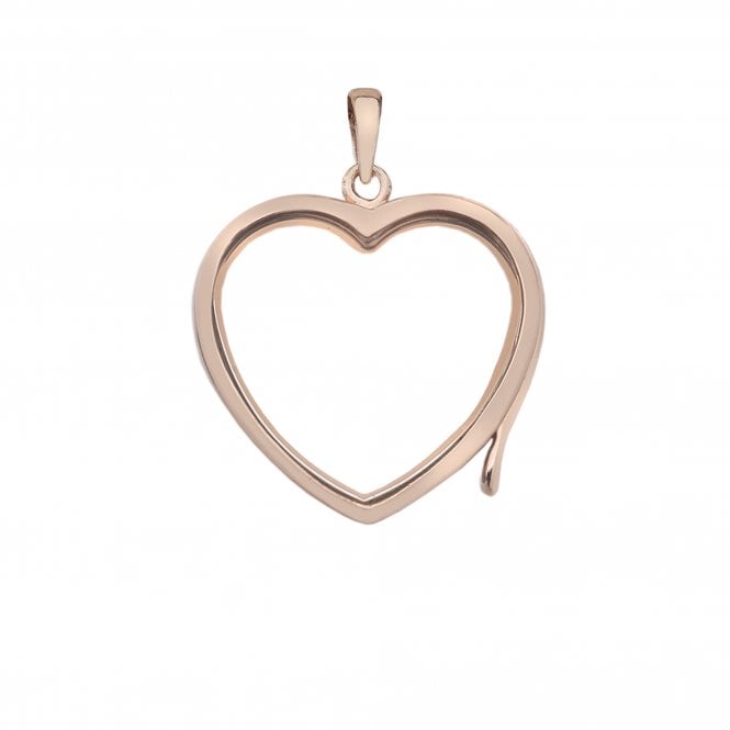 Hot Diamonds Rose Gold Plated Sterling Silver Medium Love Locket