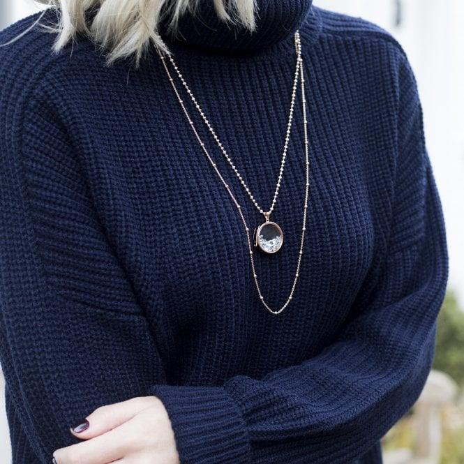 Hot Diamonds Rose Gold Plated Sterling Silver Moments Locket