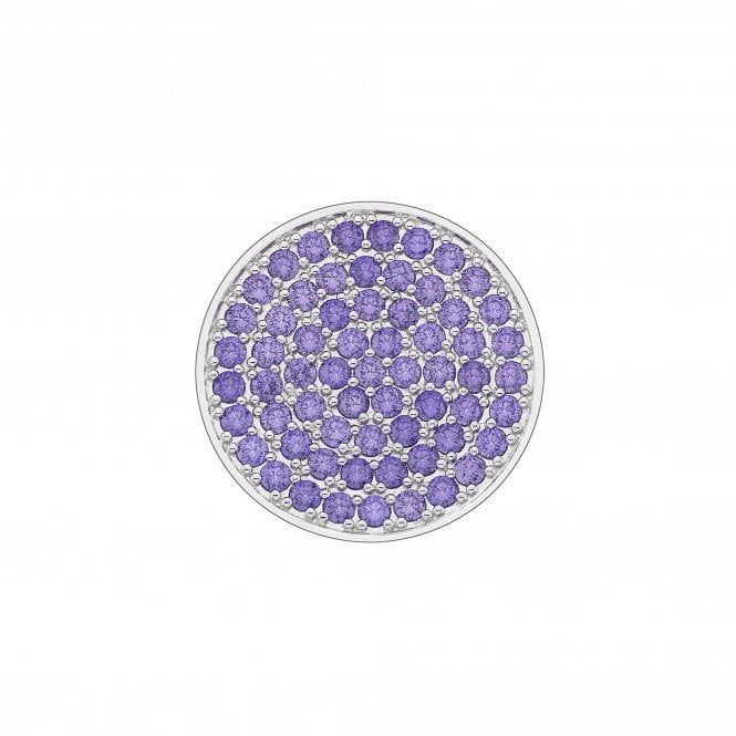 Hot Diamonds Scintilla Violet Spirituality Coin - 33mm