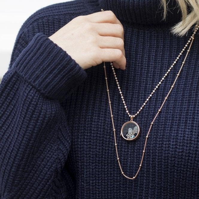 Hot Diamonds Snowflake Charm With Blue Topaz Stones