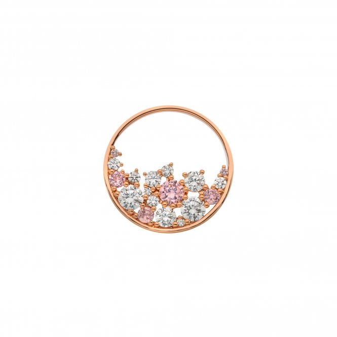 Hot Diamonds Spirito Liberio Pink Coin - Rose Gold Plate - 25mm