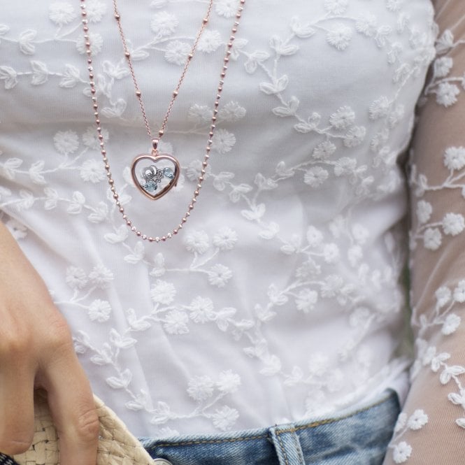 Hot Diamonds Sterling Silver Elephant With Blue Topaz Cabochons