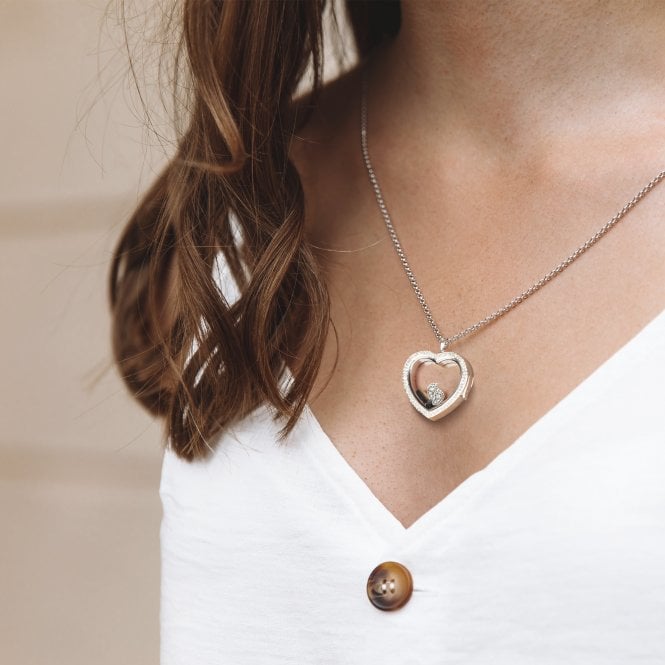 Hot Diamonds Sterling Silver Pitter Patter With Tigers Eye Cabochons