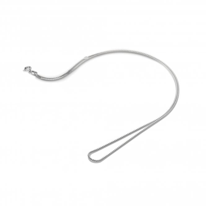 hot diamonds 'Storyteller' 16"-18" Sterling Silver Box Chain