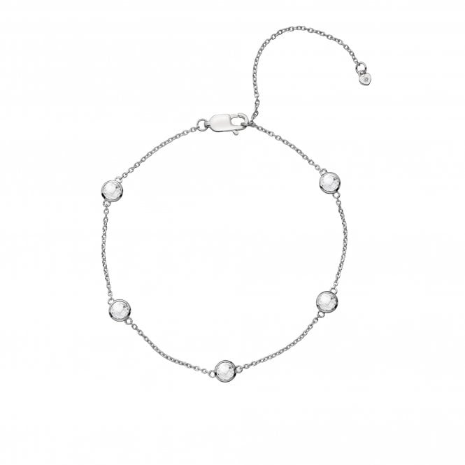 Hot Diamonds Tender White Topaz Intermittent Bracelet