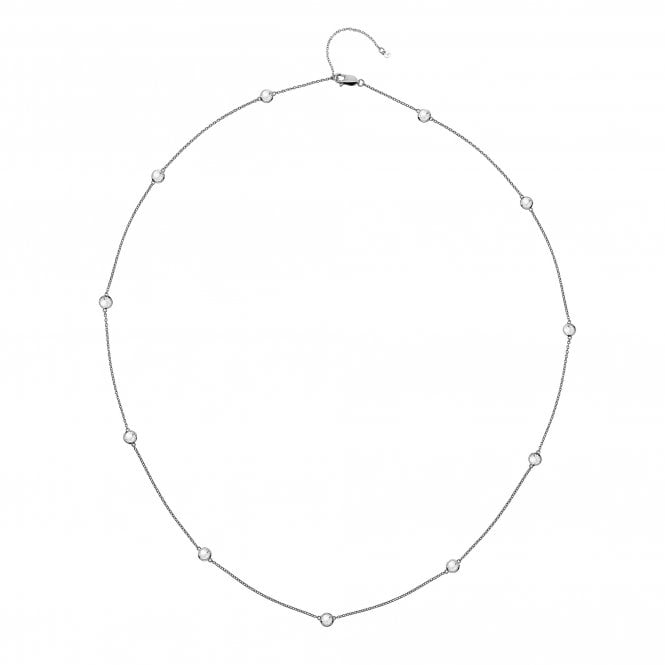 Hot Diamonds Tender White Topaz Intermittent Necklace - 60cm