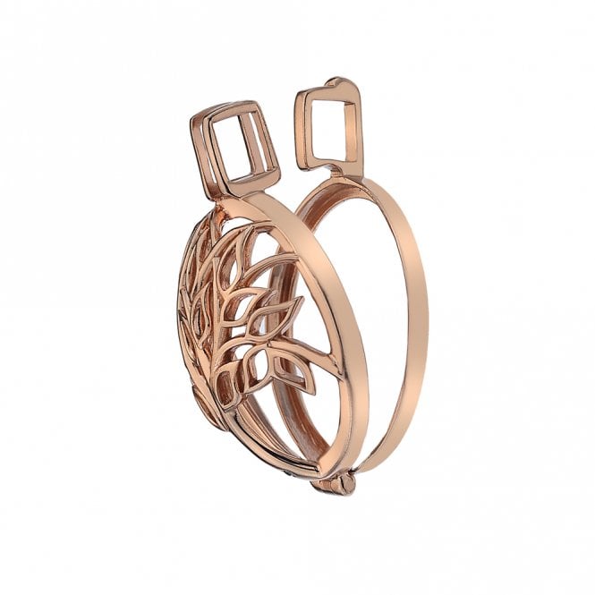 hot diamonds Vita Rose Gold Plated Sterling Silver Coin Keeper - 25mm