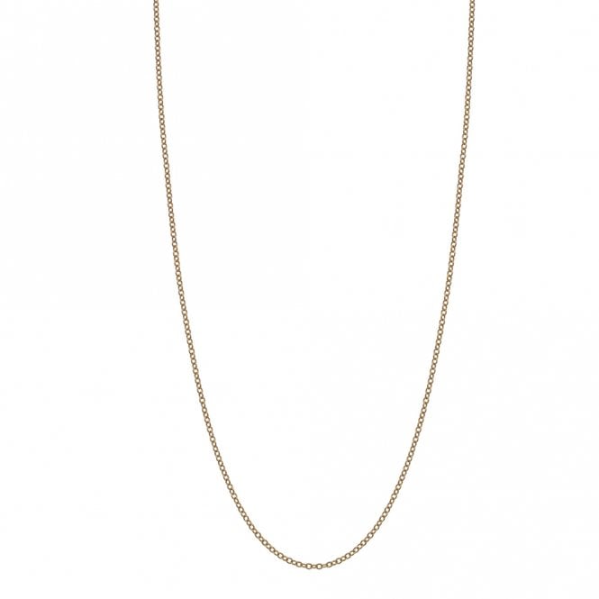 hot diamonds Yellow Gold Plate Sterling Silver Trace Chain 30 inch