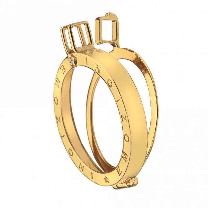 hot diamonds Yellow Gold Plated Sterling Silver Keeper - 33mm
