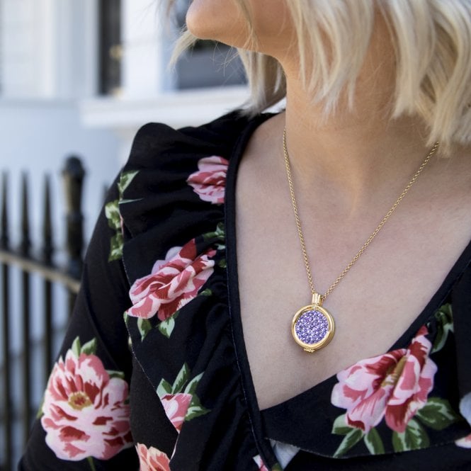 Hot Diamonds Yellow Gold Reversible Coin Keeper - 25mm