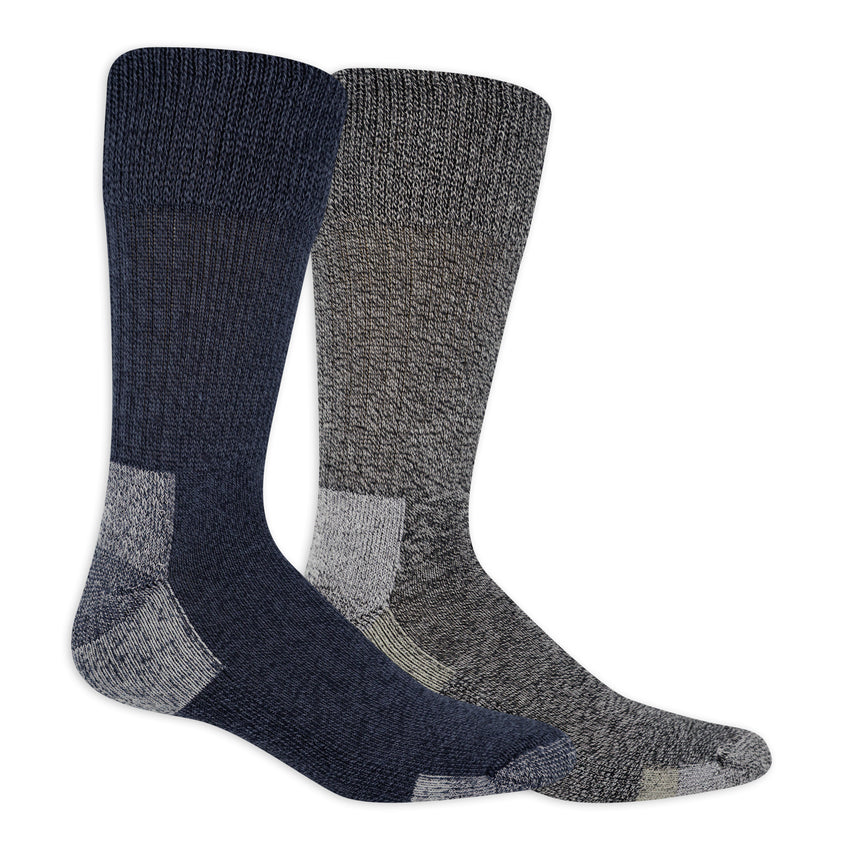 hot sox Dr. Scholl's Men's American Lifestyle Blister Guard® Crew Socks 2 Pair Pack NAVY