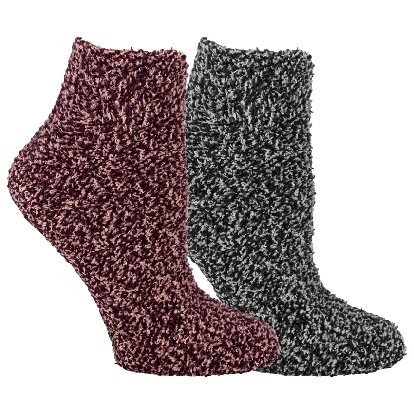 hot sox Dr. Scholl's Women's Soothing Spa Gripper Low Cut Socks 2 Pair Pack - Lavender & Vitamin E Infused Cozy Comfort Pink