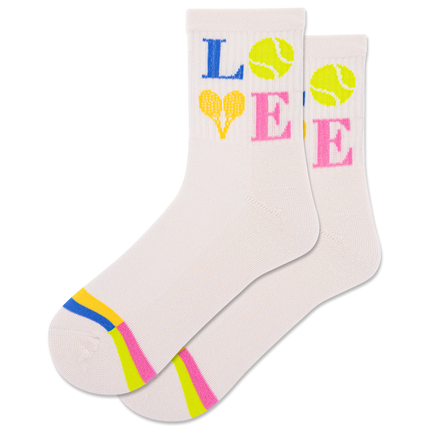 hot sox HOTSOX Women's L.O.V.E. Active Crew Socks Sand