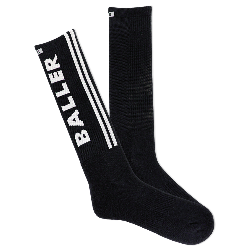 hot sox K.Bell Men's K.B Athletic Baller Crew Socks Black